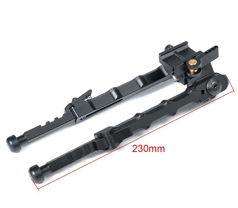 Aluminum SR5 tripod Quick Detach SR-5 QD Bipod 20mm rail Black